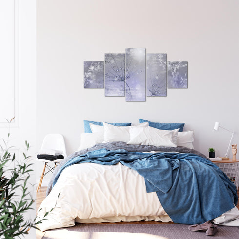 Wandbilder Wohnzimmer XXL Pusteblume Moderne Bild Gräser